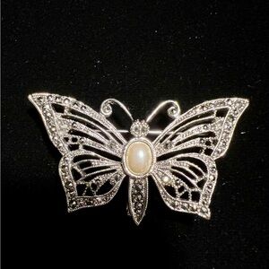 Butterfly Themed Brooch/Pin ~ Pre-Owned